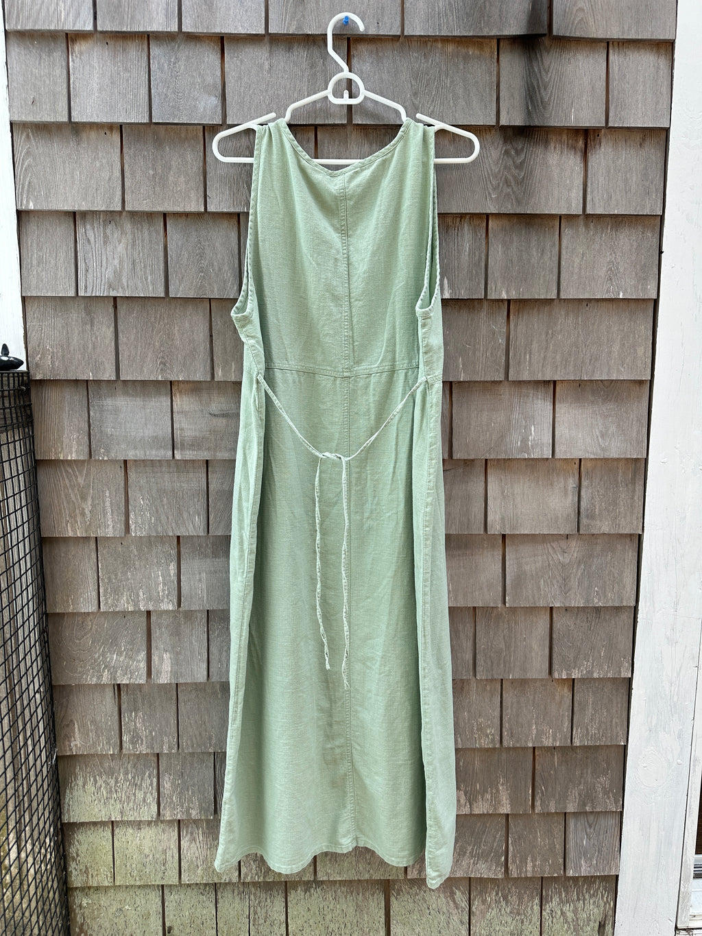 VTG cotton linen dress (M)