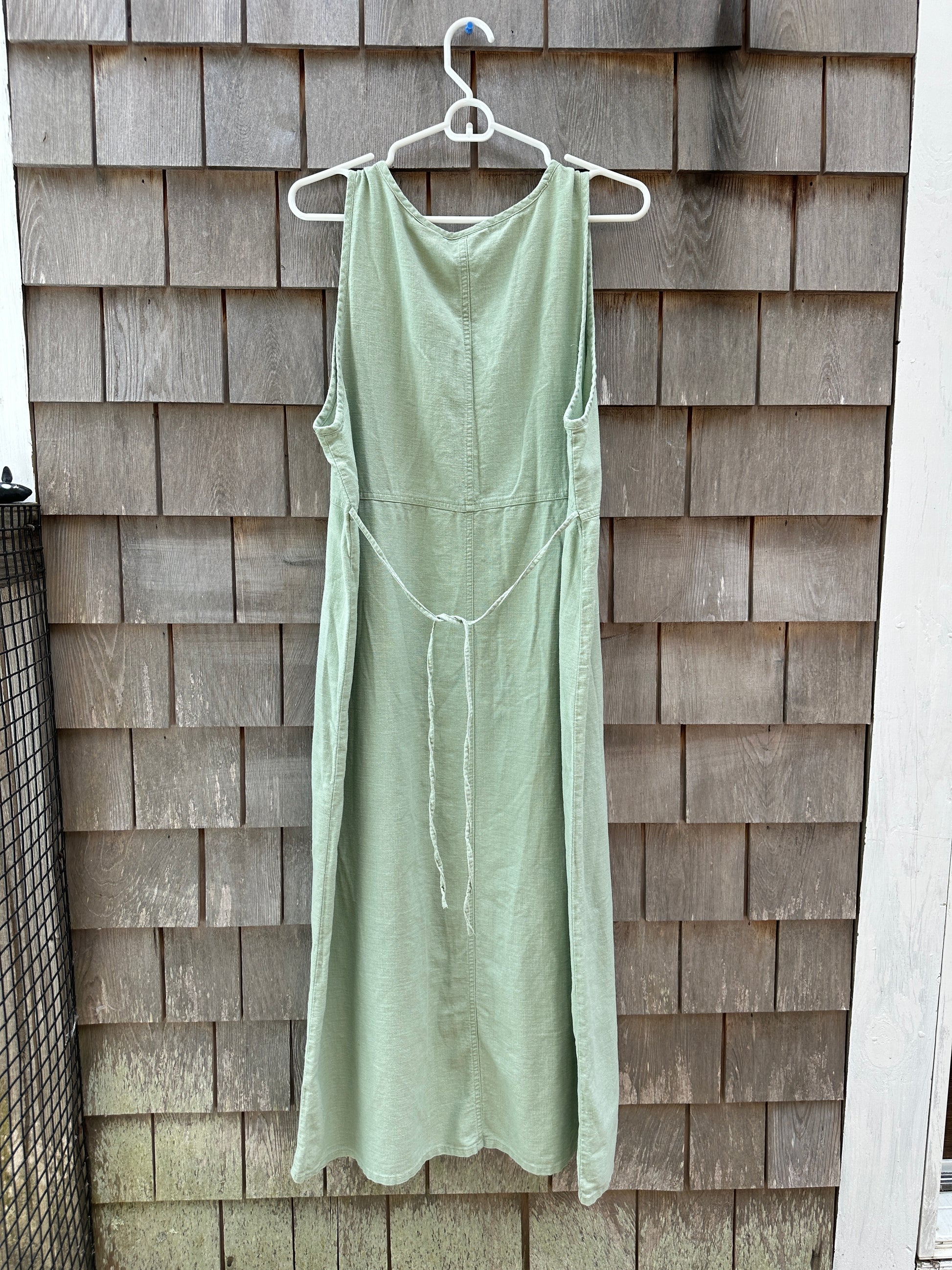 VTG cotton linen dress (M)