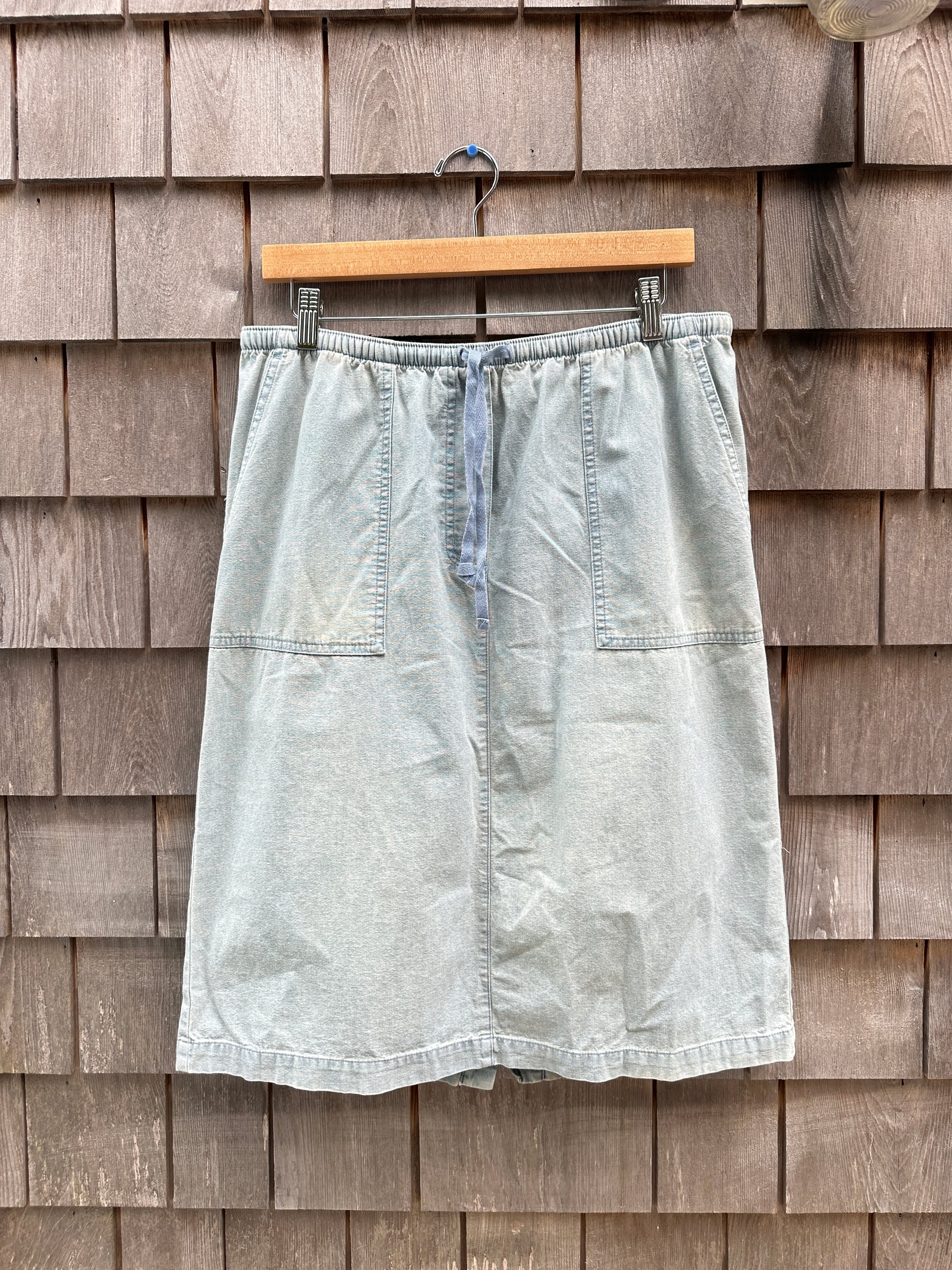 LL bean cotton skirt (M)