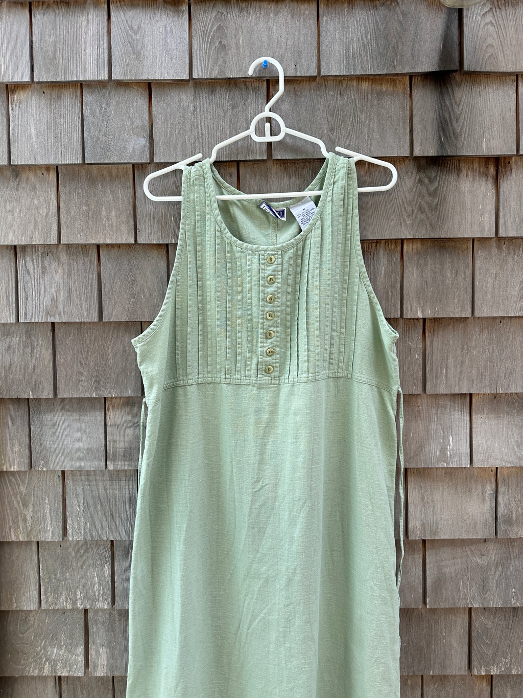 VTG cotton linen dress (M)