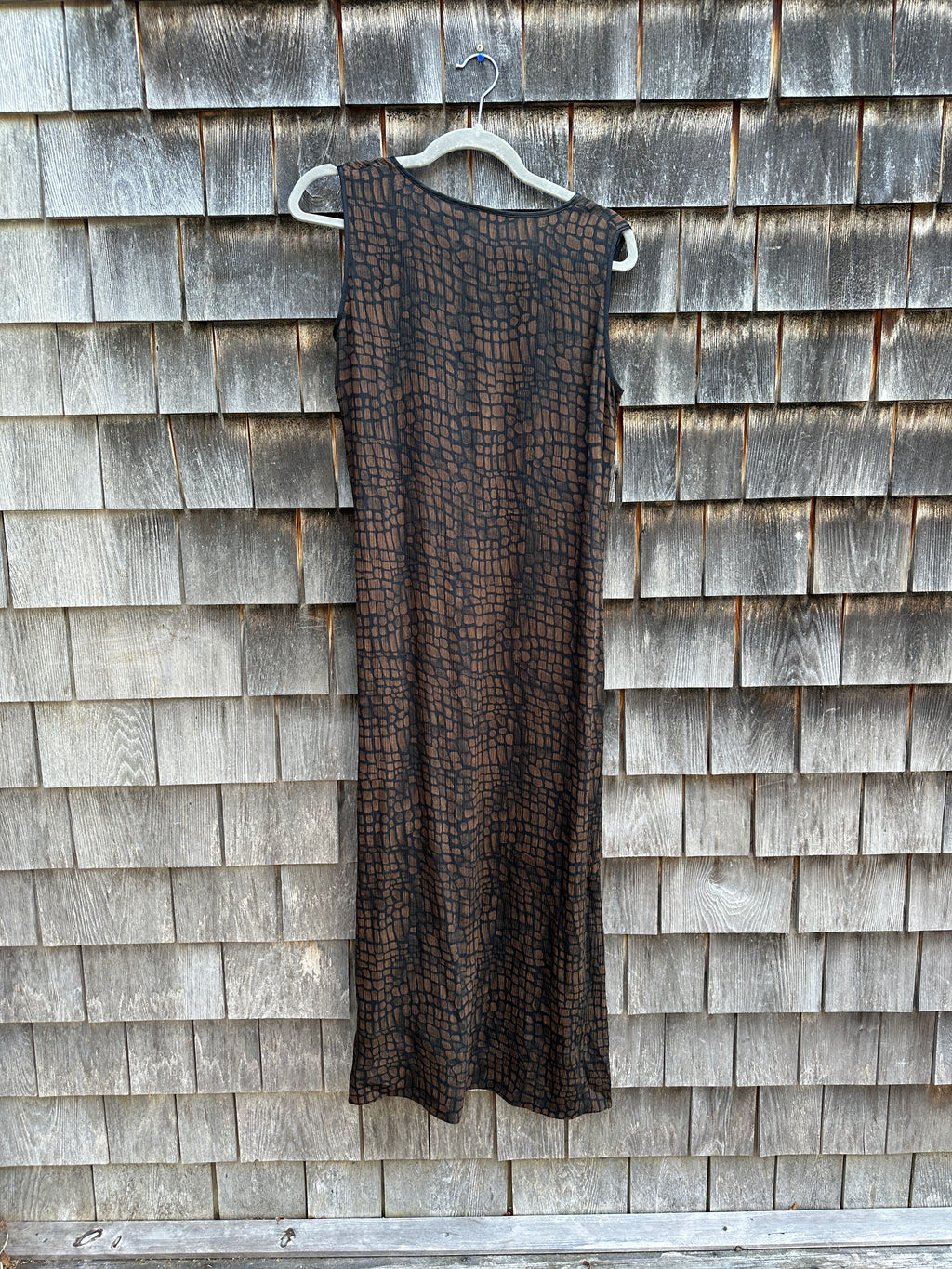 Silk maxi dress (M)